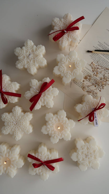 Scented Snowflake Candle