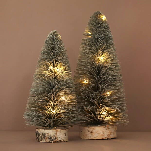 Large and Small Light Up LED Tree Ornament