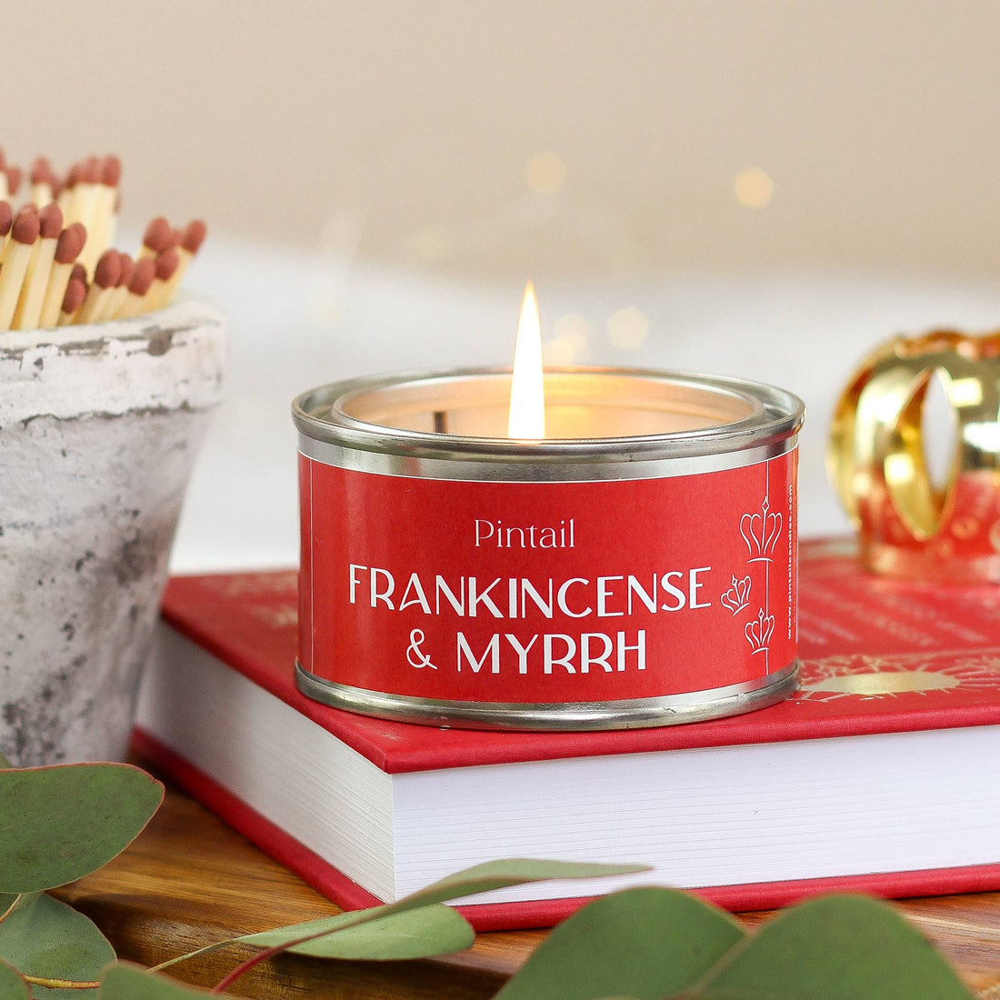 Frankincense &amp; Myrrh Paint Pot Candle