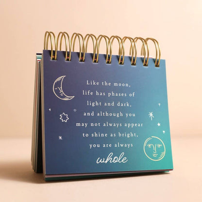 Blue Celestial Positivity Flip Chart - Inspirational Quotes