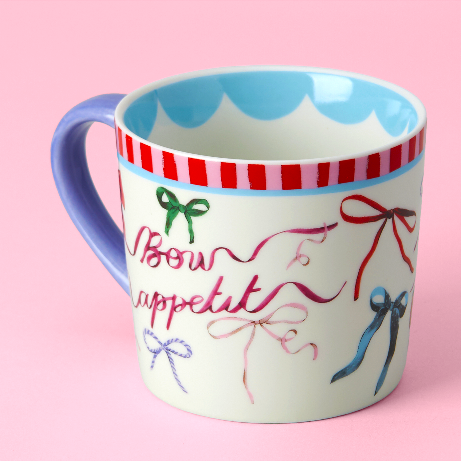 Bow Appetit Mug – New Bone China