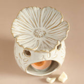 Floral Bee Ceramic Wax Burner - Benny and Mollie