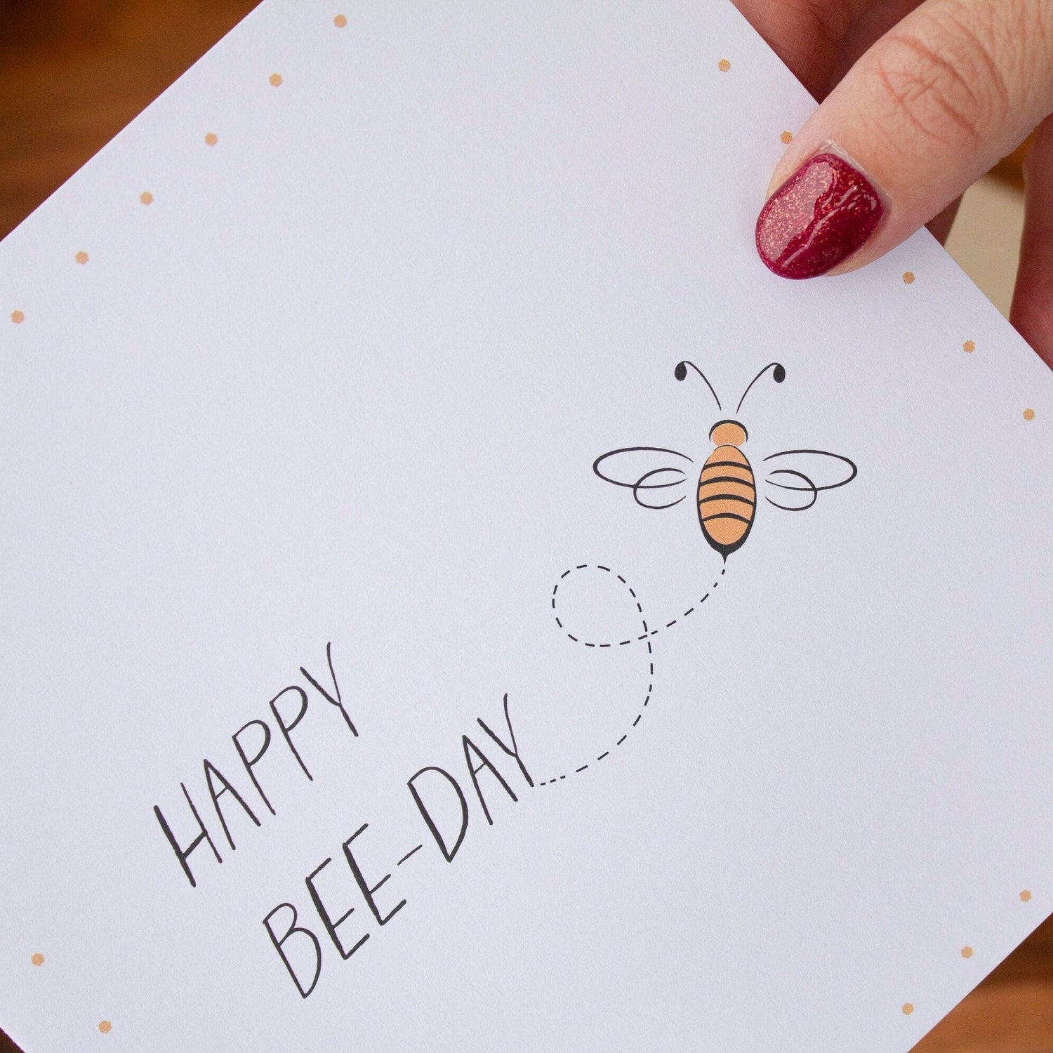 Happy Bee-Day Birthday Card