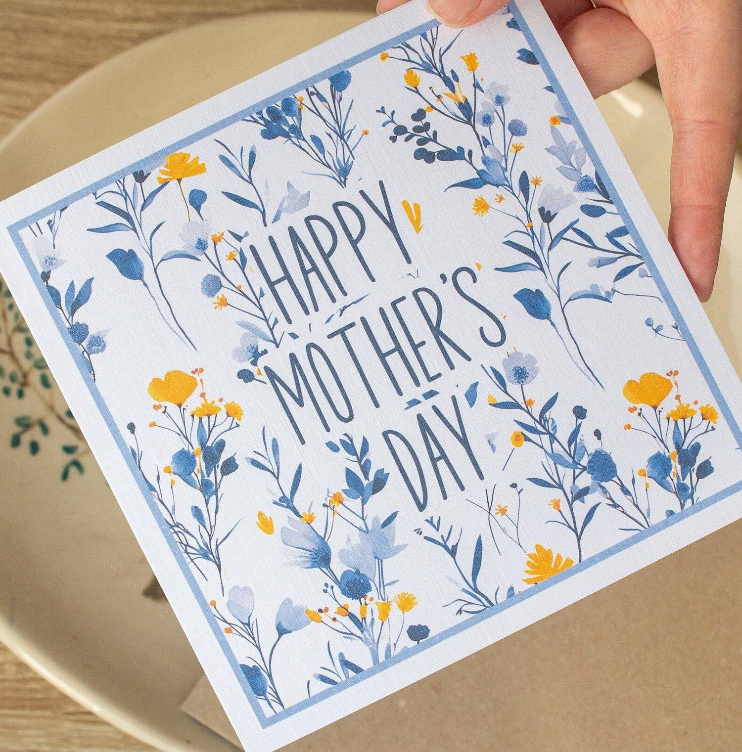 Vintage Floral Mother’s Day Card