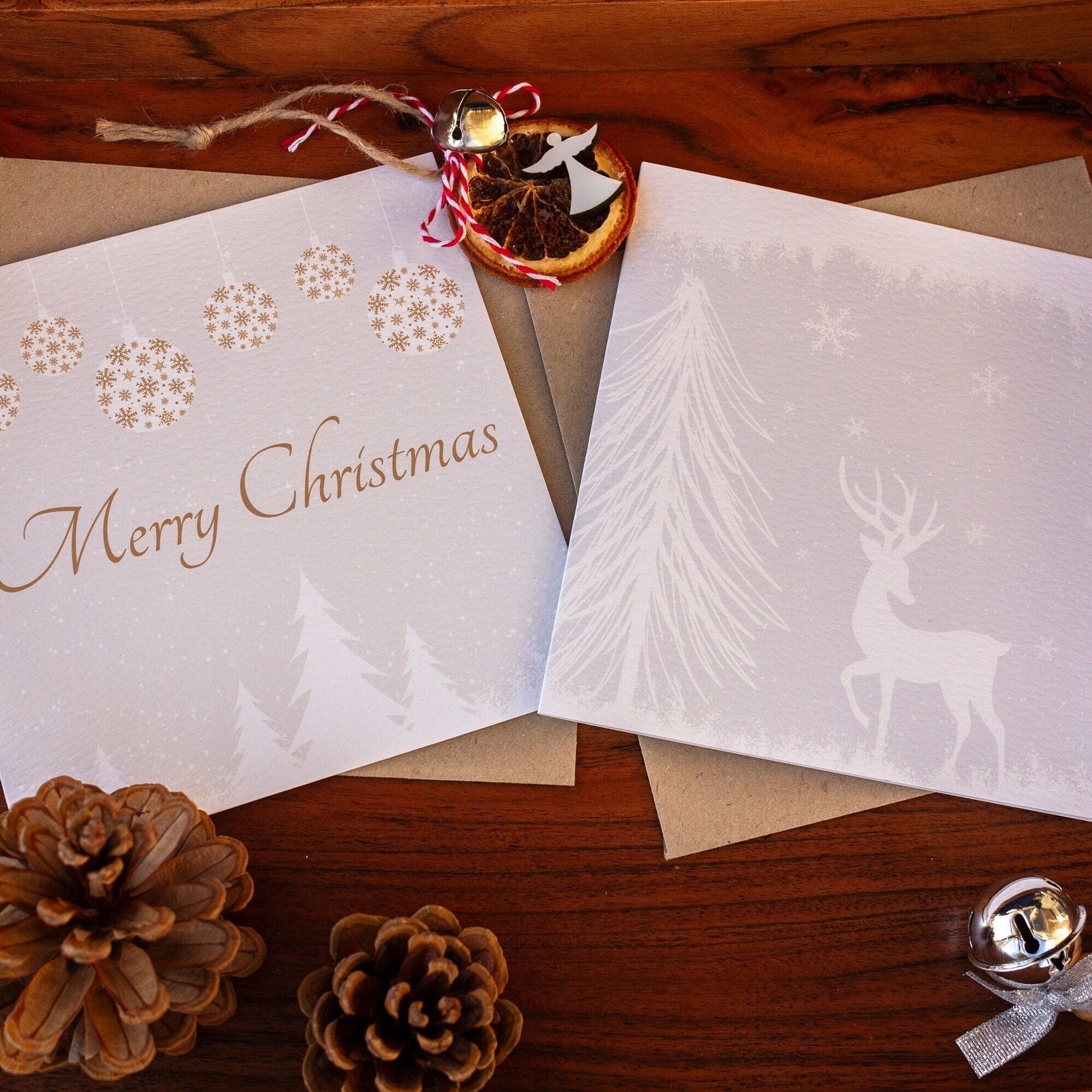 Pack of 6 Christmas Greeting Card - Benny and Mollie